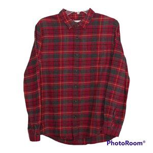 Pacsun Shirt Men's Medium Button Up Flannel   Plaid Checks Long Sleeve Outdoor